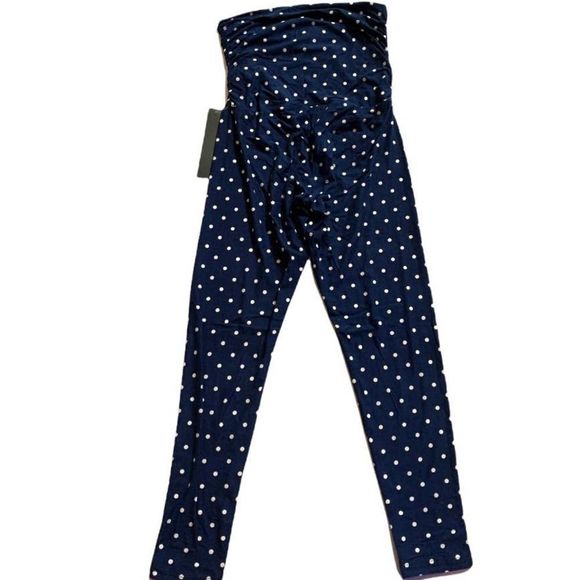 Leggings Depot Dot Print Maternity Leggings w/ Elastic Waist - Picture 4 of 7